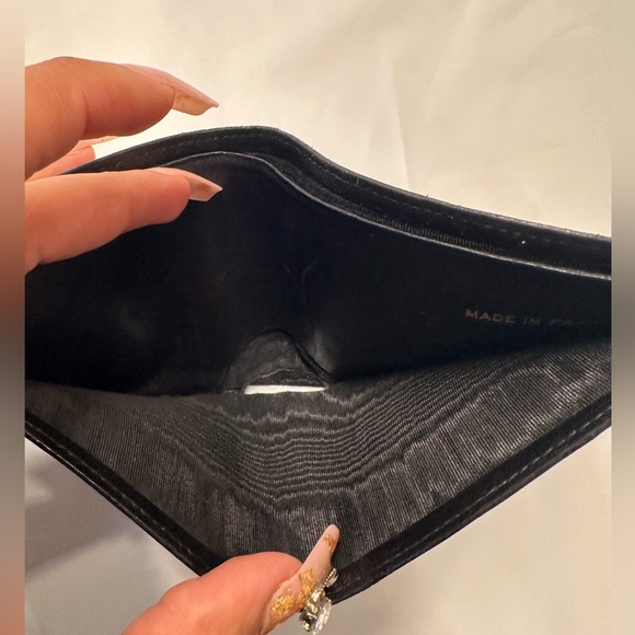 Authentic Chanel Quilted Lambskin CC Logo Wallet - Picture 8 of 15